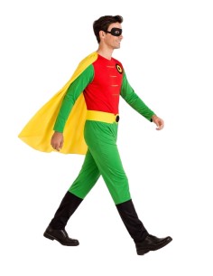 Maschera di Super Robin Taglia L - di alta qualità, ideale per il carnevale, feste a tema ed eventi speciali. 2